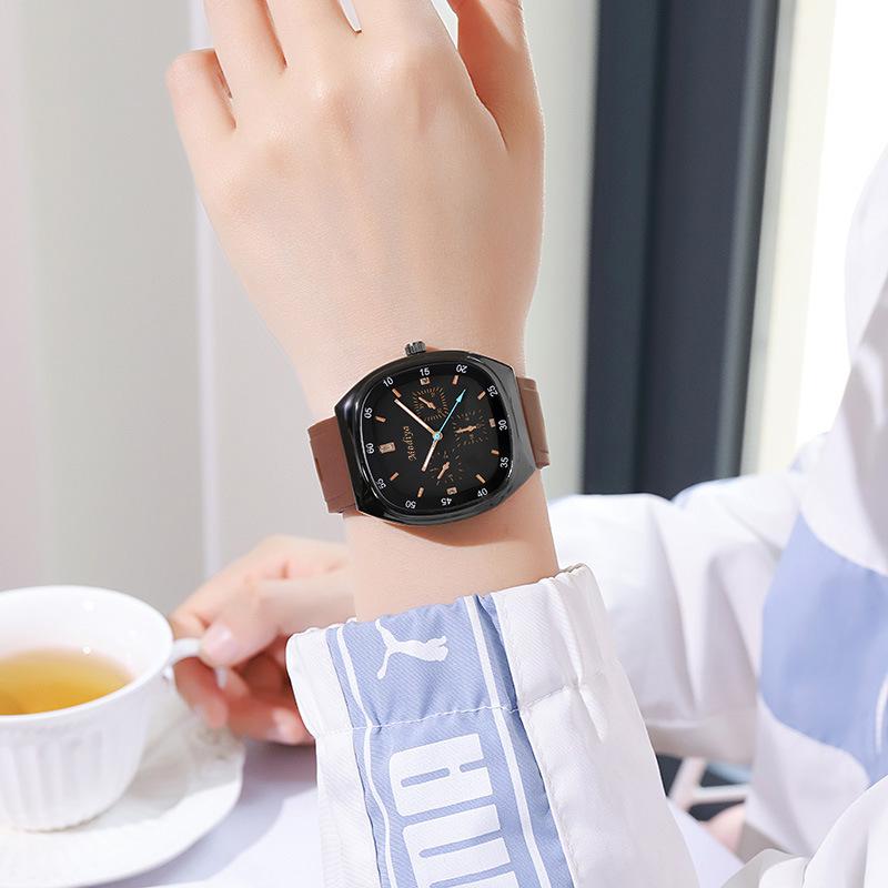 BVLGARI - 腕時計 レディース ガールズ 学生 ファッション シリコン おしゃれ 高見え グレー ブラック ワインレッド グリーン コーヒー ヌードピンク