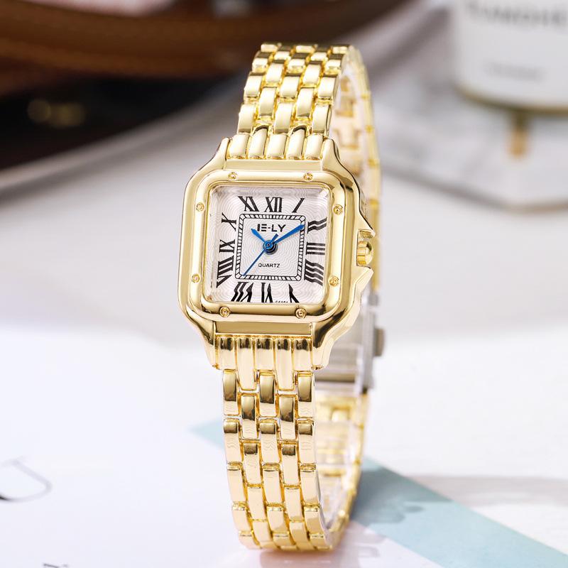 FRANCK MULLER - 腕時計 レディース ウォッチ ファッション クォーツ時計 スクエア文字盤 合金バンド 薄型 軽量 女性用 学生 ガールズ エレガント おしゃれ きれいめ 上品 かわいい オフィス ビジネス プレゼント ギフト ゴールド ローズゴールド シルバー