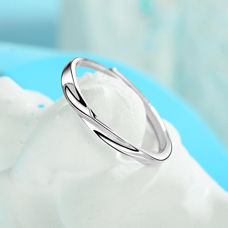 指輪 ペアリング シルバー925 幾何学模様 カップルリング 男性用 女性用 電気メッキ加工 アレルギー対..