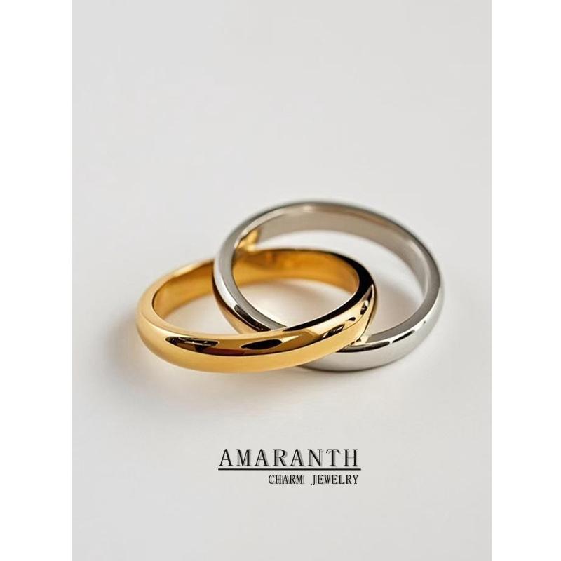 指輪 ペアリング 幾何学模様 チタン製 電気メッキ加工 ジルコニア 金 銀 ローズゴールド シルバー ファッションリング スタイリッシュ