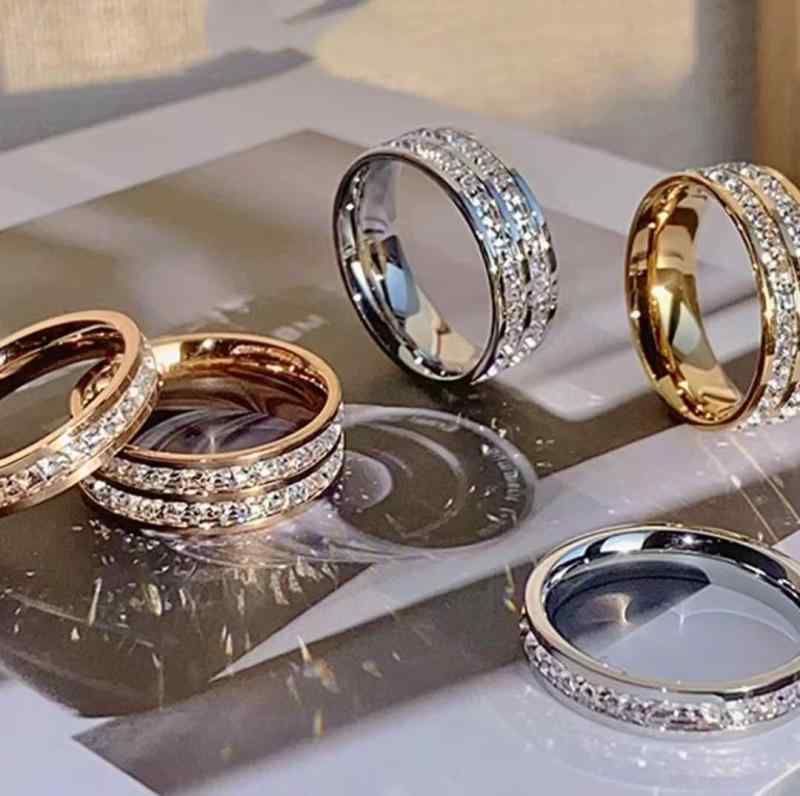 指輪 レディース メンズ ペアリング 満天星 ジルコニア インデックスリング シルバー ゴールド ピンクゴールド ステンレス アレルギー対応 エレガント 上品