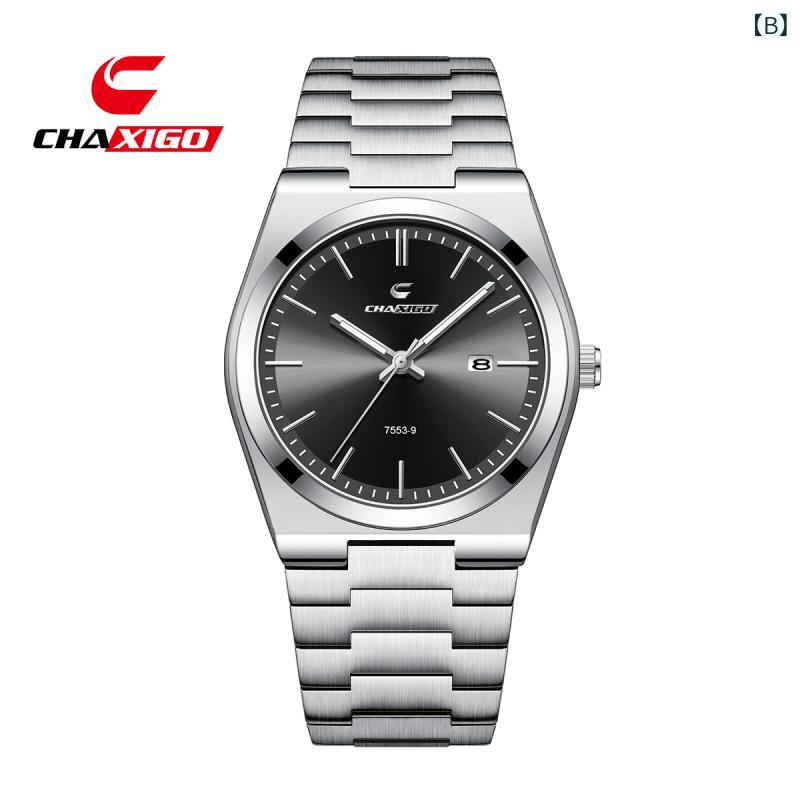 腕時計 メンズ 男性用 防水 夜光 クォーツ アナログ デジタル 薄型 合金 ステンレス 白 黒 青 緑 シルバー カジュアル 普段使い