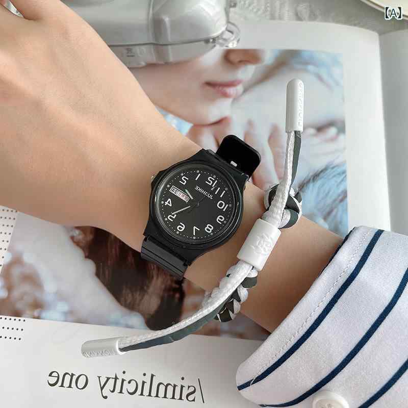 腕時計 子供用 初 চিনি โฟร 中高中生 試験 静音 アナログ デジタル ボーイズ ガールズ ステンレス 日付表示