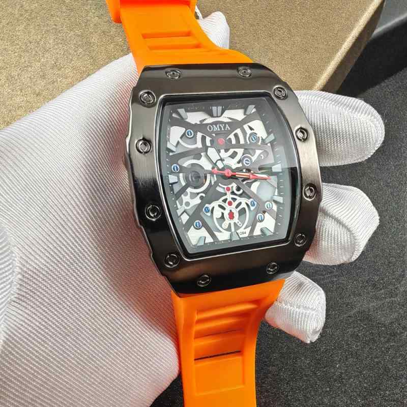 腕時計 男性用 メンズウォッチ ファッション 防水 シリコンベルト クォーツ アナログ デジタル ビジネス カジュアル 赤 黒 緑 オレンジ 茶 青(2.0)