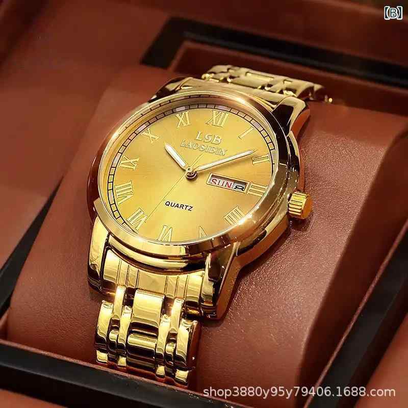 腕時計 メンズ ビジネス 男性用 学生 ファッション おしゃれ トレンド ステンレス 防水 クォーツ アナログ 高級感