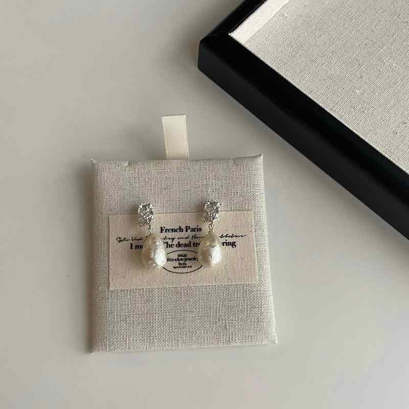 ピアス レディース 肌理 花 パール ドロップ 電気メッキ加工 韓国風 幾何学 楕円 清新 甘美 かわいい エレガント パーティー デート オフィス 結婚式 フォーマル(4.0)