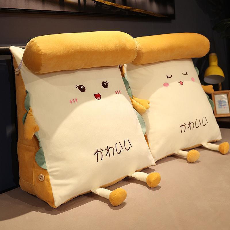 クッション かわいい レディース 背もたれ ぬいぐるみ PP綿 トースト ハスキー 恐竜 ブタ アニマル 寝..