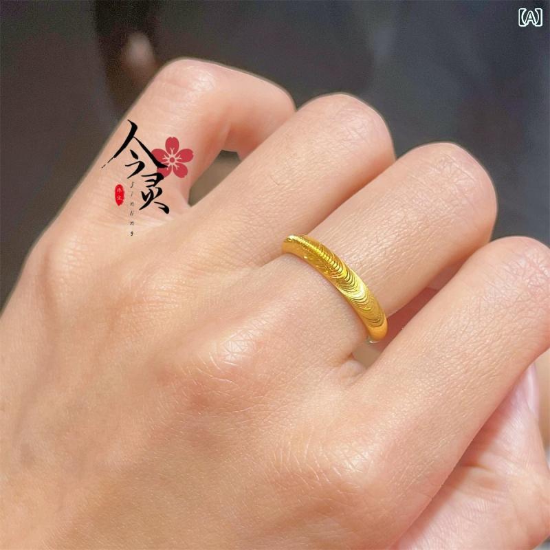 指輪 ペアリング 猫目石風 ファッションリング シンプル 電気メッキ加工 男女兼用 指輪 6号 7号 8号 9..