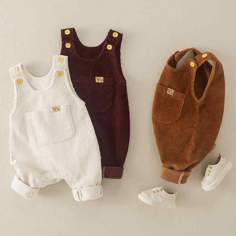 ベビー キッズ オーバーオール 秋冬 コーデュロイ サロペット カバーオール 新生児 赤ちゃん ベビー服 ..