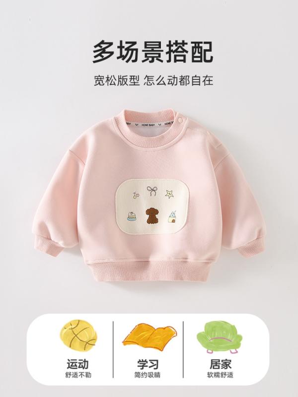 子供用 スウェット トレーナー ベビー服 A類 カートゥーン プリント 長袖 トップス 乳幼児 部屋着 男の..