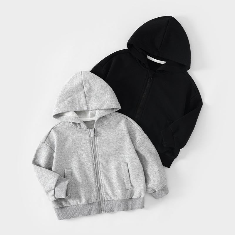 子供服 ジャケット 春秋 男女兼用 韓国風 フード付き カジュアル スウェット パーカー ベビー服 春秋 ..