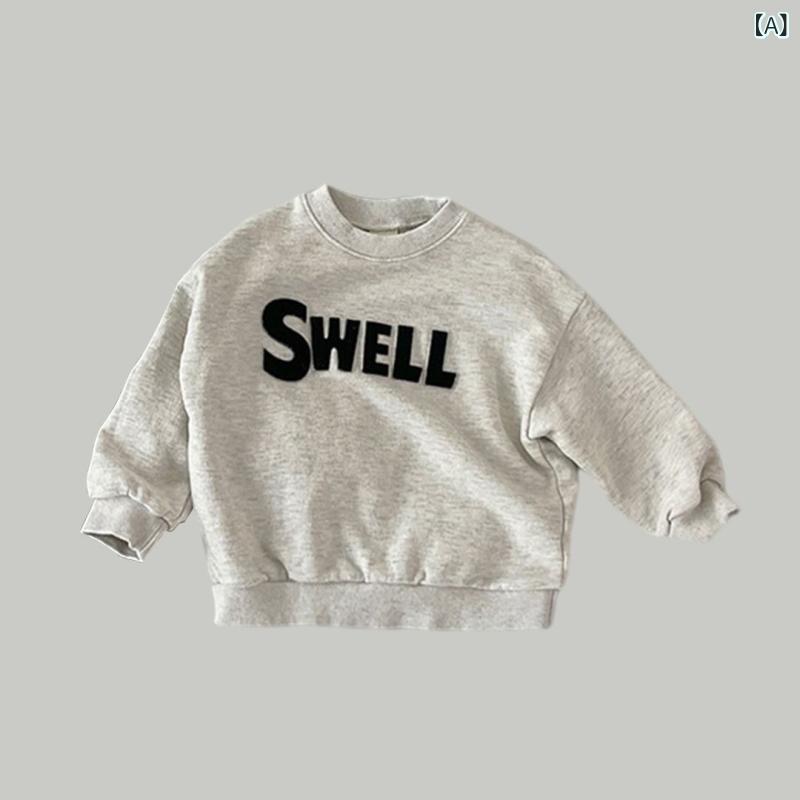 子供服 スウェット ベビー SWELLロゴ ゆったり プルオーバー 赤ちゃん 春秋 長袖 ...