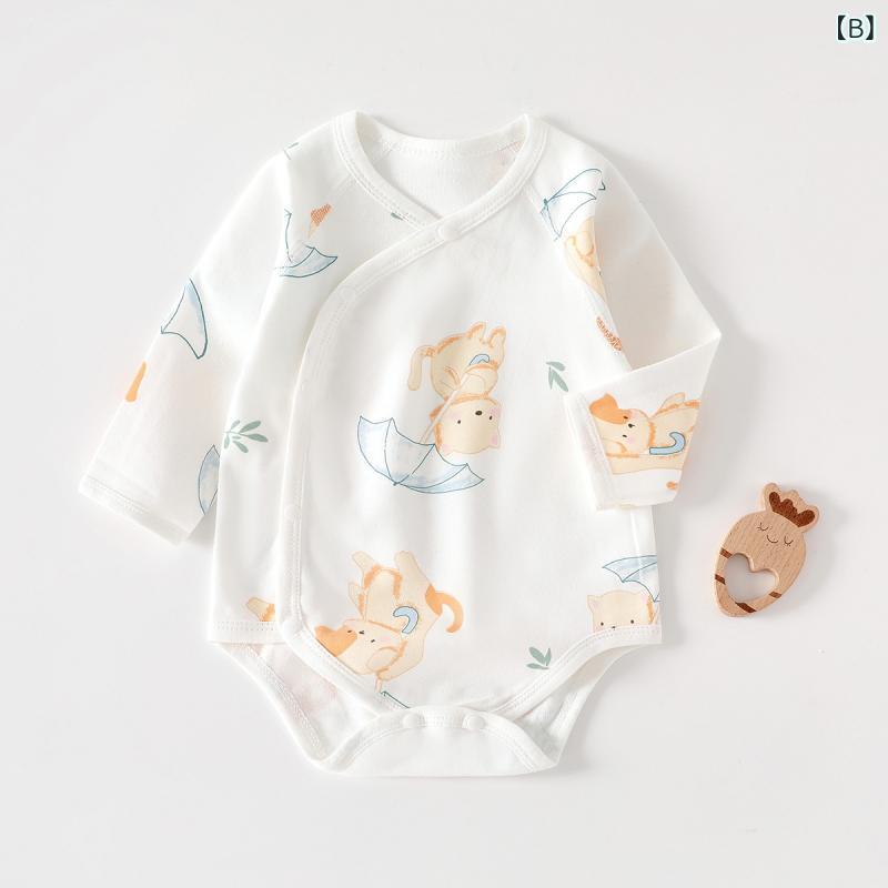 ベビー服 新生児 A类 コットン ロンパース 長袖 カバーオール 包臀 春夏 秋冬 赤ちゃん 幼児 乳児 男の子 女の子 かわいい 普段使い 部屋着 3