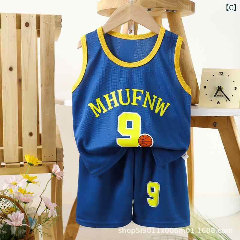 子供用 球技ウェア セットアップ キッズ 男の子 女の子 スポーツウェア タンクトップ ハーフパンツ 上下セット 吸湿速乾 薄手 普段使い