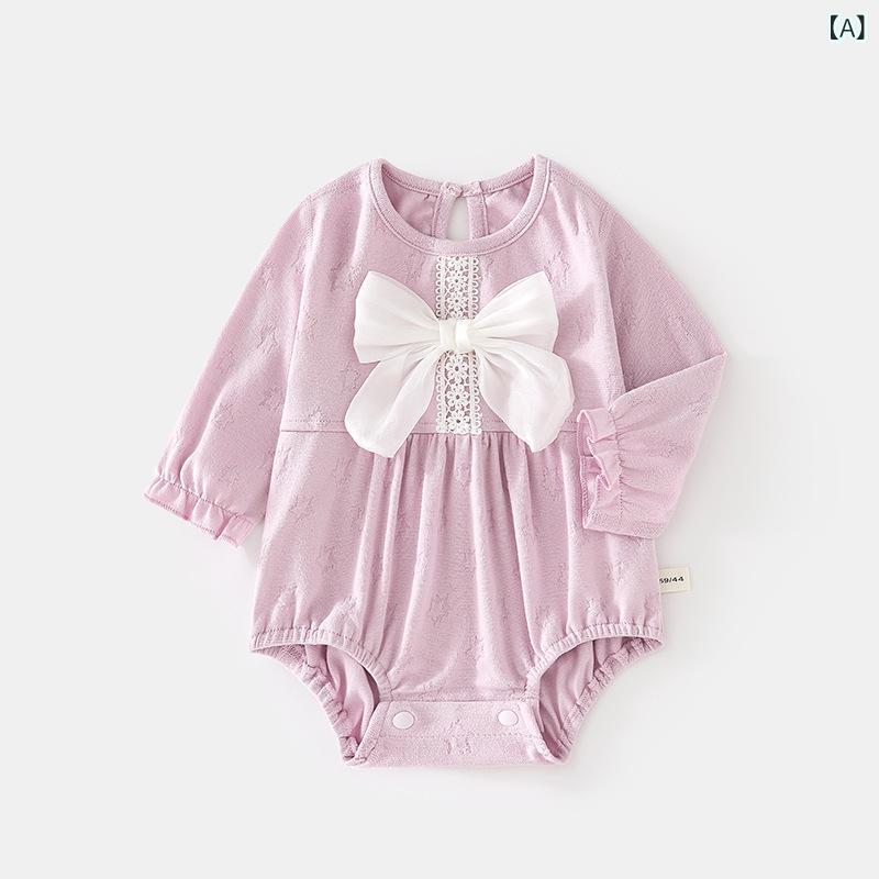 ベビー服 ロンパース 春秋 新生児 赤ちゃん 長袖 コットン かわいい 接触冷感 快適...
