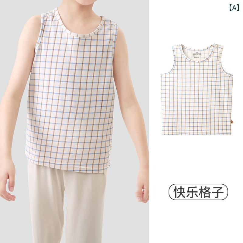 子供用タンクトップ 男の子 ベビー リゾート カジュアル ノースリーブTシャツ コッ...