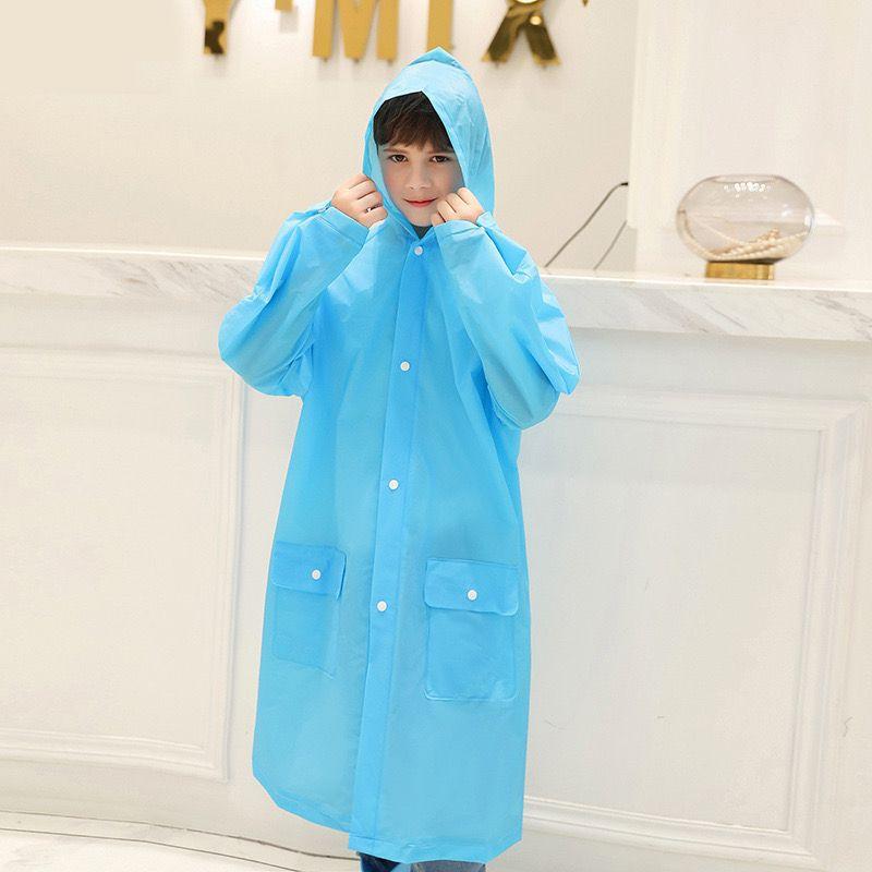 レインコート キッズ 子供用 男の子 女の子 小学生 通学 遠足 アウトドア 旅行 携帯 長袖 EVA かわいい..