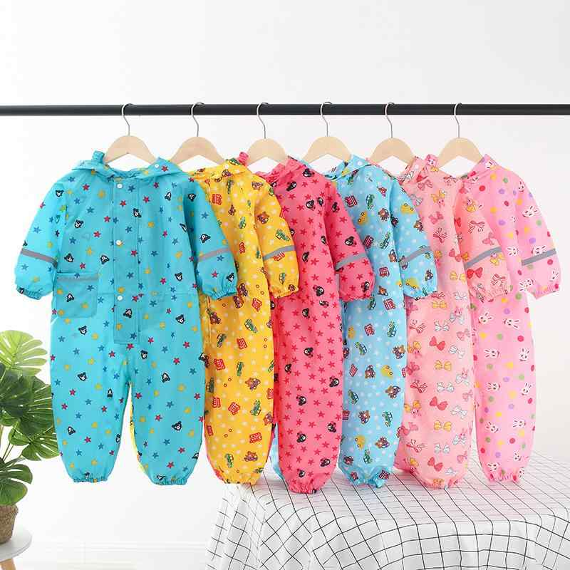 レインコート キッズ 子供用 ベビー 立体デザイン 反射ストライプ 薄手 防水 幼稚園 保育園 幼児 かわいい 男の子 女の子 自動車 クマ ウサギ ピンク系 ...