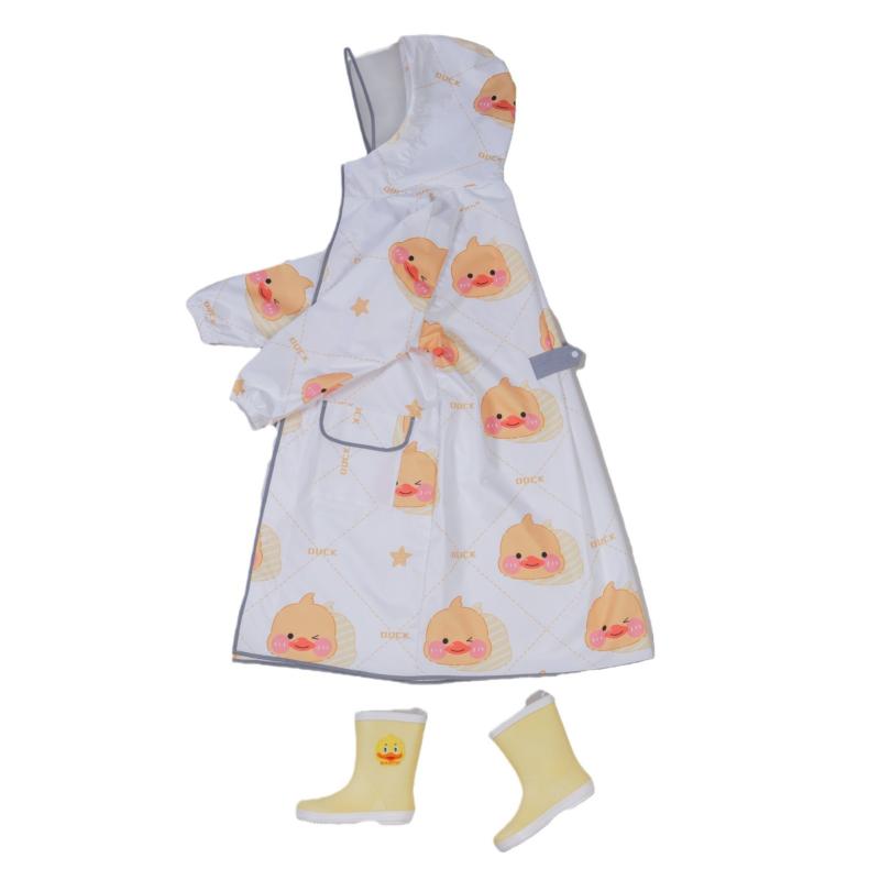 子供用レインコート キッズ ベビー 小学生 防水 撥水 リュック対応 カッパ 雨具 かわいい アニマル柄 幼稚園 保育園 通園 遠足