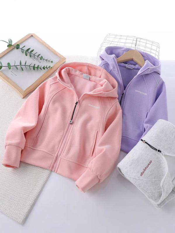 子供服 ジャケット 女の子 春秋 ブルゾン ジャンパー スポーツ パーカ アウター 綿 薄手 ガールズ カジ..