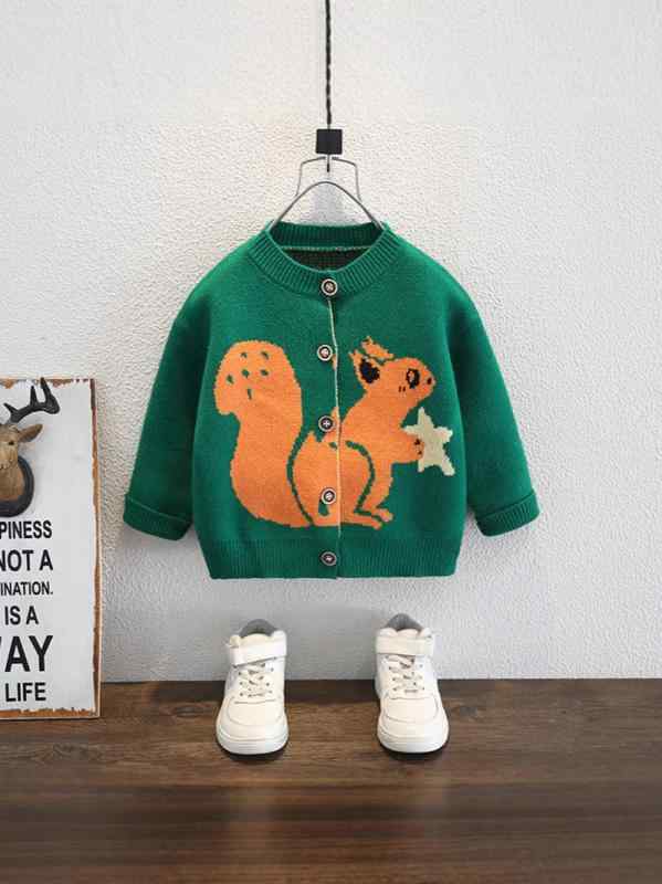 ニット カーディガン キッズ 男の子 春秋 子供服 ニットセーター 長袖 トップス 春 アウター 普段着 お..