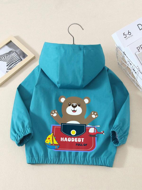 子供服 ジャケット 男の子 ベビー パーカー 春物 アウター 男女兼用 カジュアル 普段着 かわいい アニ..