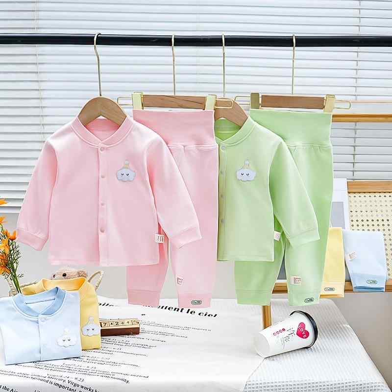 ベビー服 上下セット 2点セット 長袖 トップス パンツ 新生児 乳幼児 子供 赤ちゃん 男の子 女の子 綿 ..