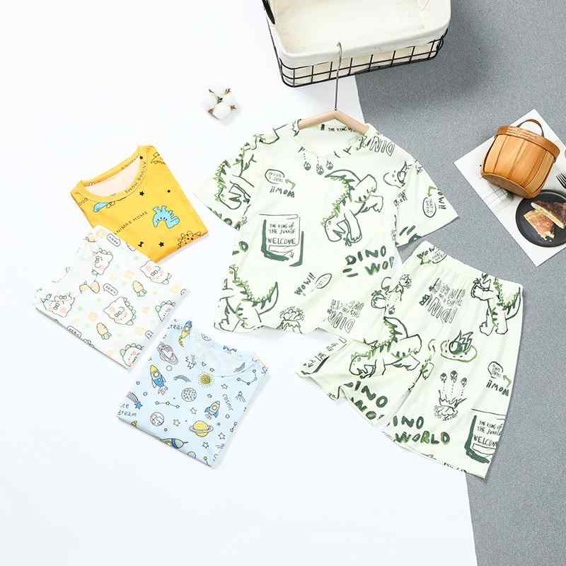 子供用パジャマ キッズ 接触冷感 半袖短パン 薄手 ルームウェア 女の子 男の子 かわいい 寝間着 ベビー..