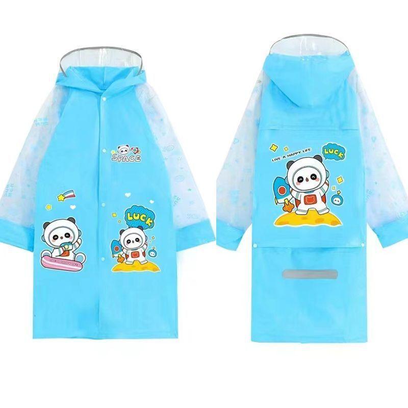 子供用レインコート キッズ ベビー 幼稚園 小学生 防水 カッパ リュック対応 男の子 女の子 かわいい E..