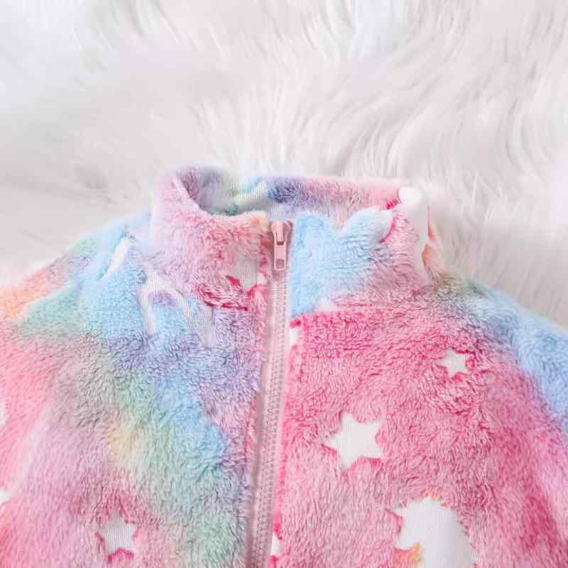 コート ガールズ 子供服 アウター ダブルフェイス 襟付き 長袖 アニマル柄 ポリエステル100% ピンク系 かわいい 普段使い