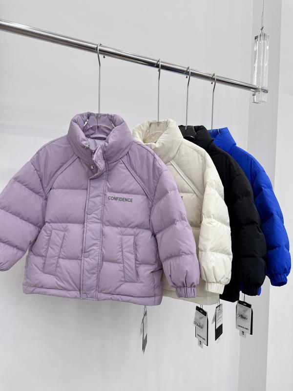 子供用ダウンジャケット 秋冬 韓国風 おしゃれ かわいい ガールズ 厚手 防寒 スタンドカラー ショート..