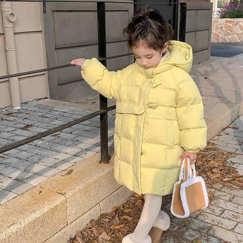 キッズ ガールズ ダウンジャケット 中綿 コート フード付き アウター 冬服 厚手 あったか 防寒 100cm 1..