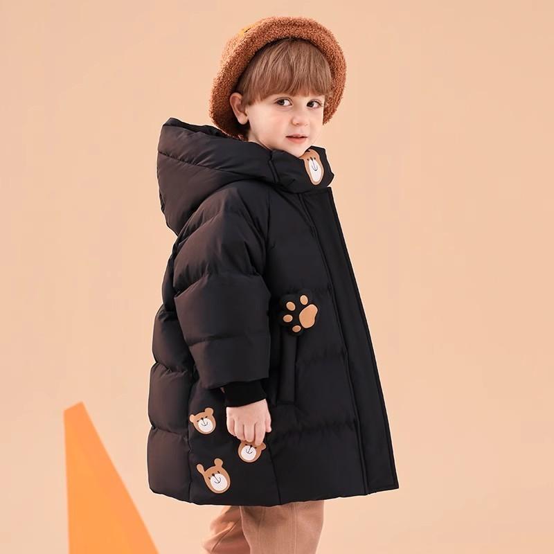 子供用 ダウンジャケット 中綿入り 厚手 超厚手 冬 女の子 アウター かわいい ベビー 上着 ファッショ..