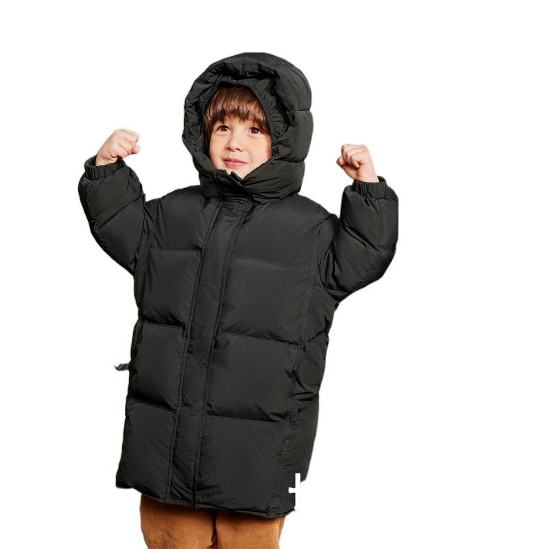 Rakuten - 子供服 ダウンジャケット 男の子 ロング丈 冬用 防寒 アウター 蓄熱 厚手 キッズ ボーイズ 90 100 110 120 130 撥水