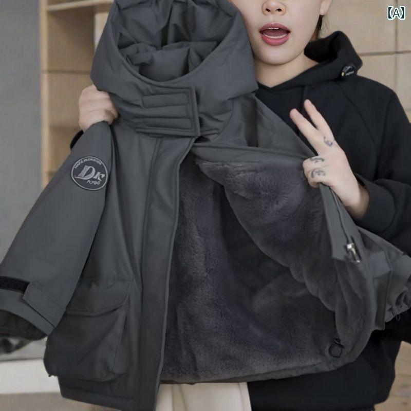 子供服 ガールズ 中綿入り ジャケット アウター 冬服 防寒 撥水 厚手 フード付き ロング丈 普段着 カジュアル グレー 120 130 140 150 160