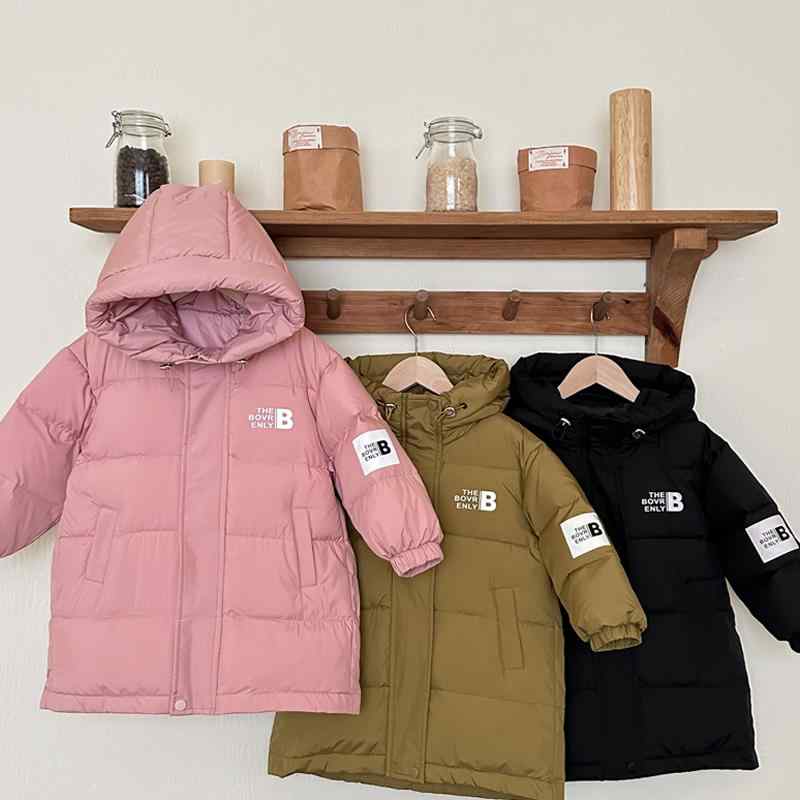 Other - 子供用 ダウンジャケット 男女兼用 ベビー キッズ 中綿 コート フード付き 厚手 防寒 対策 普段使い お出かけ アウター ポリエステル 綿 黒 芥末色 黄色 ピンク系 100cm 110cm 120cm 130cm 140cm 150cm