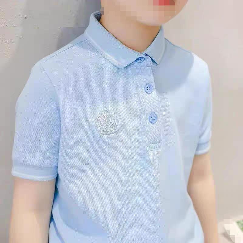 ポロシャツ キッズ 男女兼用 半袖 小学生 スクールシャツ 子供服 トップス 襟付き 接触冷感 吸湿速乾 通学着 普段使い 春夏