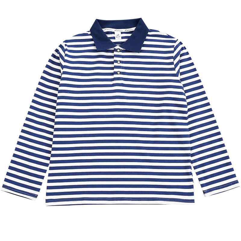 キッズ 男の子 Tシャツ カットソー 長袖 ボーダー柄 コットン 伸縮性 スクール 普段使い 通学 140cm 150cm 160cm 170cm 180cm