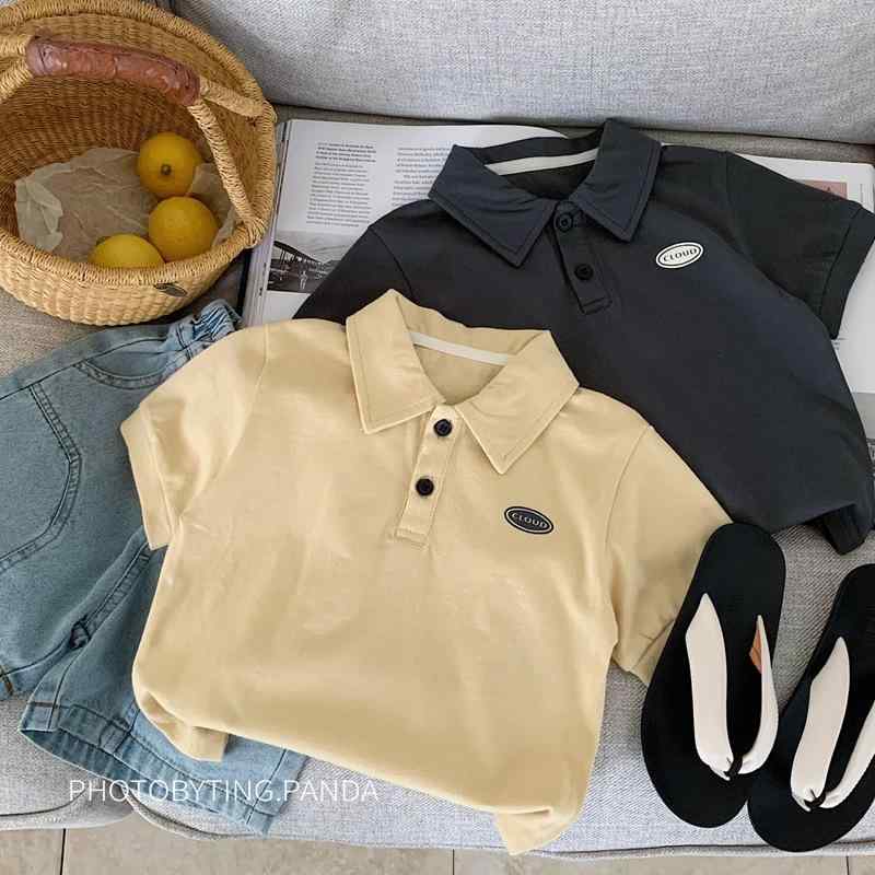 子供服 ポロシャツ 半袖 Tシャツ 男の子 夏服 トップス 小学生 幼稚園児 コットン100% 80cm 90cm 100cm..