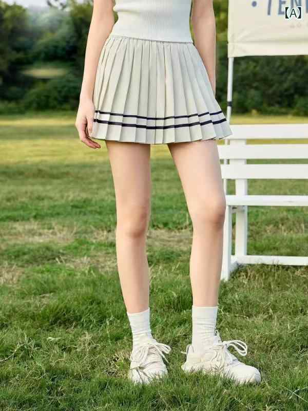 スカート キッズ 女の子 子供服 プリーツスカート ショートパンツ付き ミニスカー...