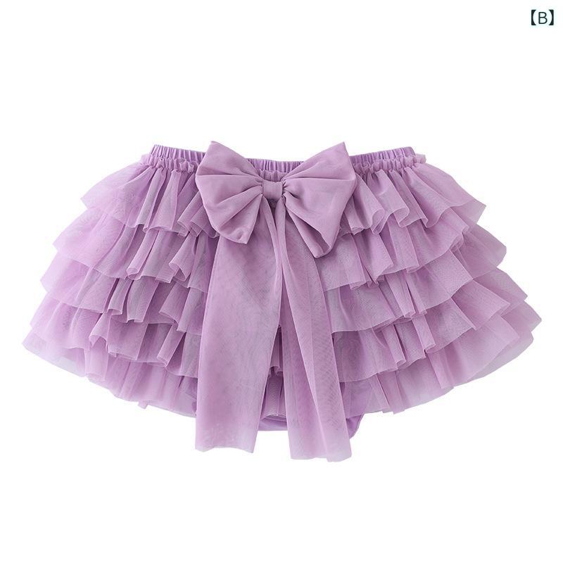 スカート ベビー・キッズ 女の子 レインボー チュールスカート ブルマパンツ PPパンツ 花柄 伸縮性 ウエストゴム 柔らかい A類 幼児 80 90 100 110 120 130 春夏秋冬