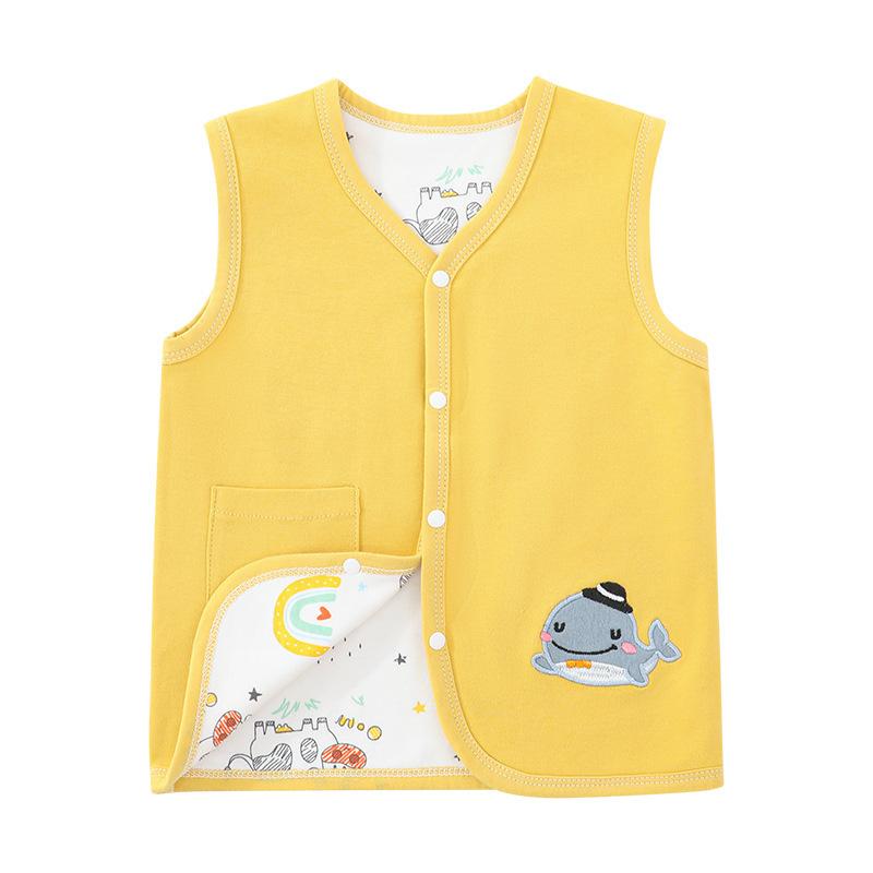 ・スタイル: カジュアル・対象: 中性/男女兼用・生地加工: 磨毛、柔软处理・種類: カーディガン・柄: 動物、無地、漫画、头像・厚さ: 普通・フード: なし・実写撮影: モデルなし・素材: 綿100%・安全レベル: A類・留め具: シングルブレスト・色: ピンク小兔, 黄色小鲸鱼, 灰色小狗, 藍色小狮子, 绿色小象・対象身長: 59cm, 66cm, 73cm, 80cm, 90cm, 100cm, 110cm・商品カテゴリ: 子供用ベスト