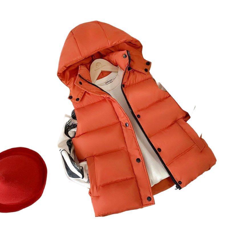 子供用ベスト 男女兼用 子供 秋冬 アウター おしゃれ ベビー 中高生 ベスト フード付き チョッキ トレ..