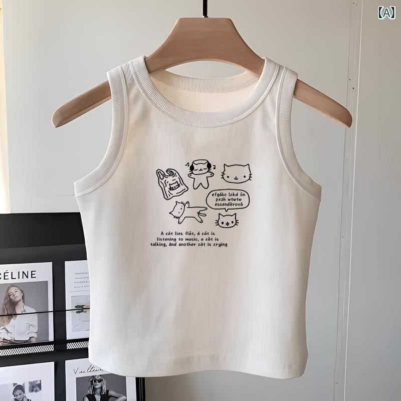 タンクトップ キッズ 女の子 子供服 トップス ノースリーブTシャツ コットン100% ...