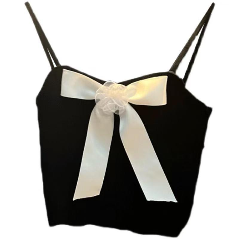 子供服 キャミソール 女の子 夏 蝶結び 快適 プリンセス トップス 80cm 90cm 100cm 110cm 120cm 130cm ..