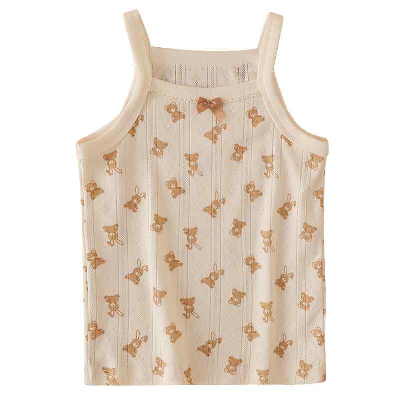 子供服 ベビー服 タンクトップ A類 ノースリーブTシャツ 吸汗 通気性 メッシュ素材 パジャマ 春夏 女児..