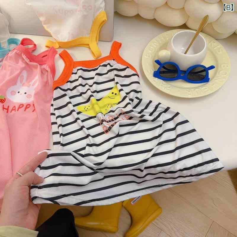 ワンピース キッズ 女の子 夏用 キャミソールワンピース 子供服 接触冷感 ノースリーブ チュニック Aライン かわいい 普段着 リゾート お出かけ