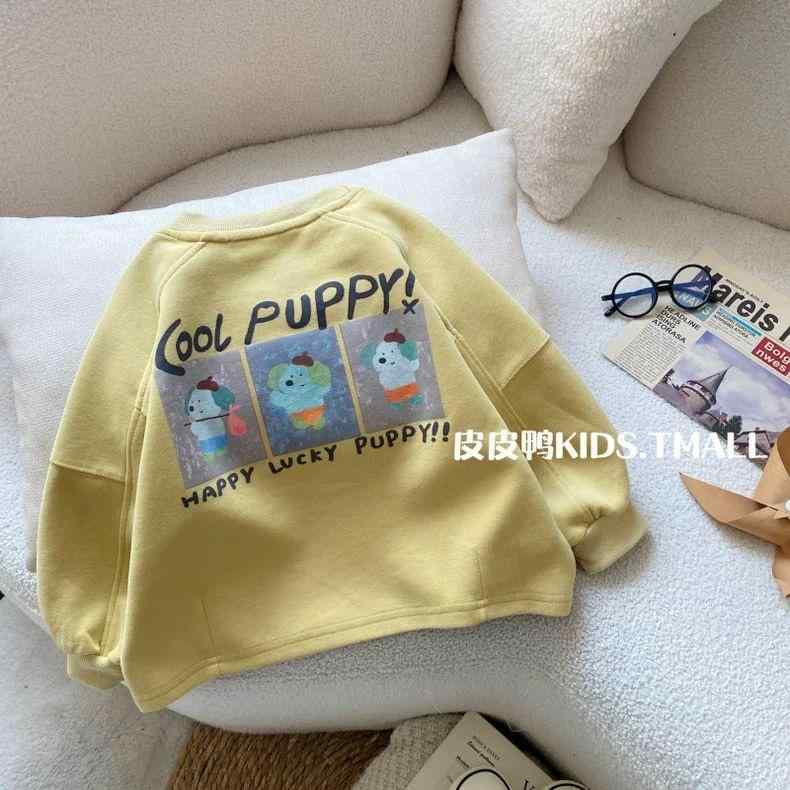 キッズ 子供用 スウェット トレーナー トップス 春秋 長袖 コットン100% カートゥーン アニメーション ..