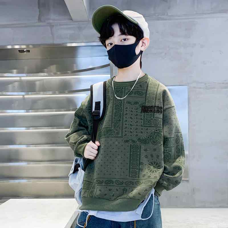 Other - キッズ 男の子 トレーナー トップス 春秋 長袖 コットン ゆったり プリント 普段使い かわいい 部屋着