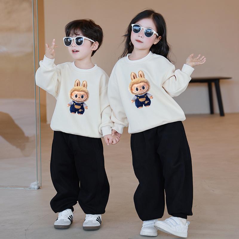 子供服 スウェット 秋冬 トレーナー 長袖 トップス かわいい アニメ キャラクター プリント プルオーバ..